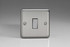 Varilight Matt Chrome 1-Gang 20A Double Pole Rocker Switch