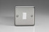 Varilight Matt Chrome 1-Gang 20A Double Pole Rocker Switch