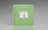 Varilight Beryl Green Lily 10A 1- or 2-Way Rocker Switch (1-4 Gang)