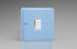 Varilight Duck Egg Blue Lily 10A 1- or 2-Way Rocker Switch (1-4 Gang)