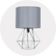 Grey & Silver Table Lamps