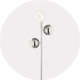 Chrome & Silver Floor Lamps