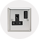 Mirror Chrome Switches & Sockets
