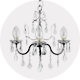 Silver Chandeliers
