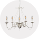White Chandeliers