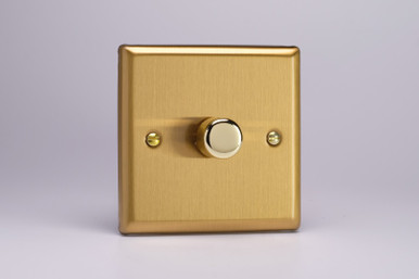 Varilight Brushed Brass V-Pro Smart Companion Controller (1-2 Gang ...