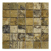 Antique Onyx Travertine 2x2 Tumbled Mosaic 12x12 - EACH