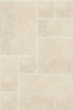 Provence White Modular Pattern Porcelain Tile - CASE