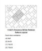 Provence White Modular Pattern Porcelain Tile - CASE