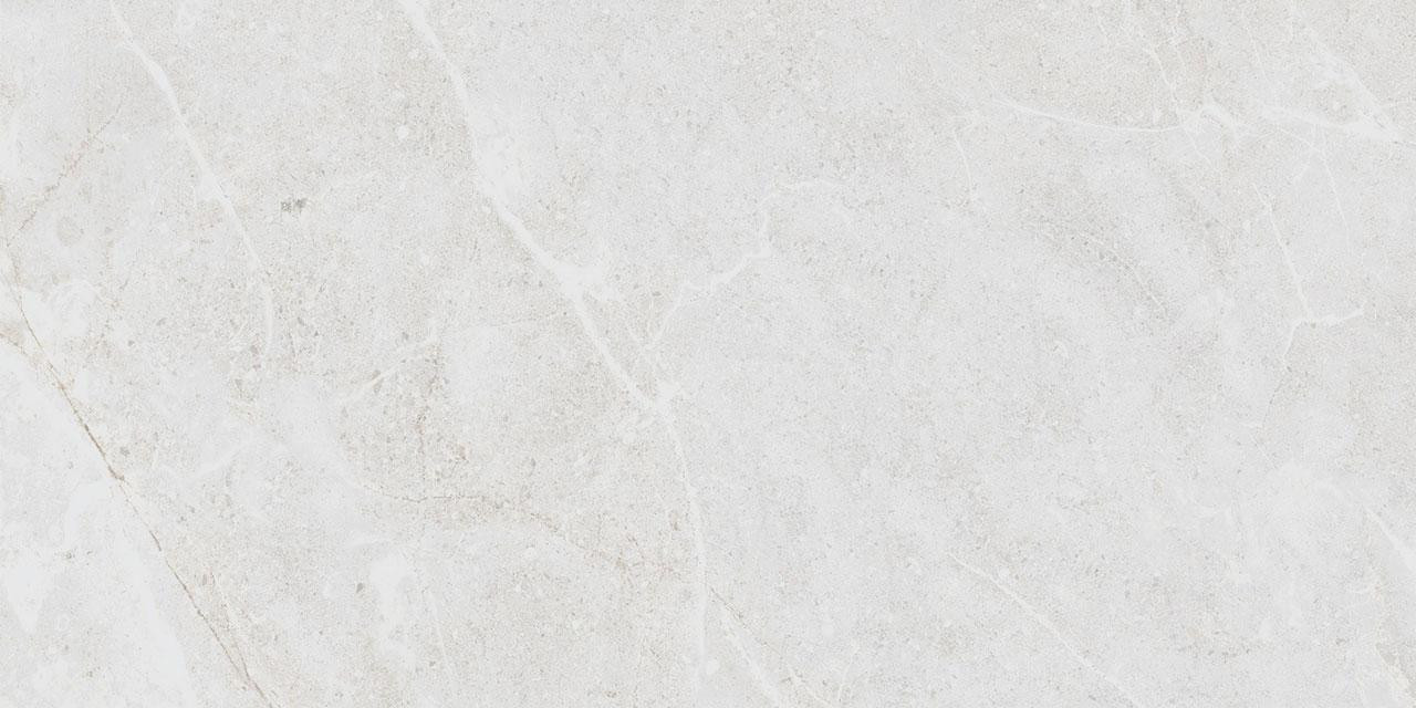 Belvedere White - Highly polished marble effect porcelain tile