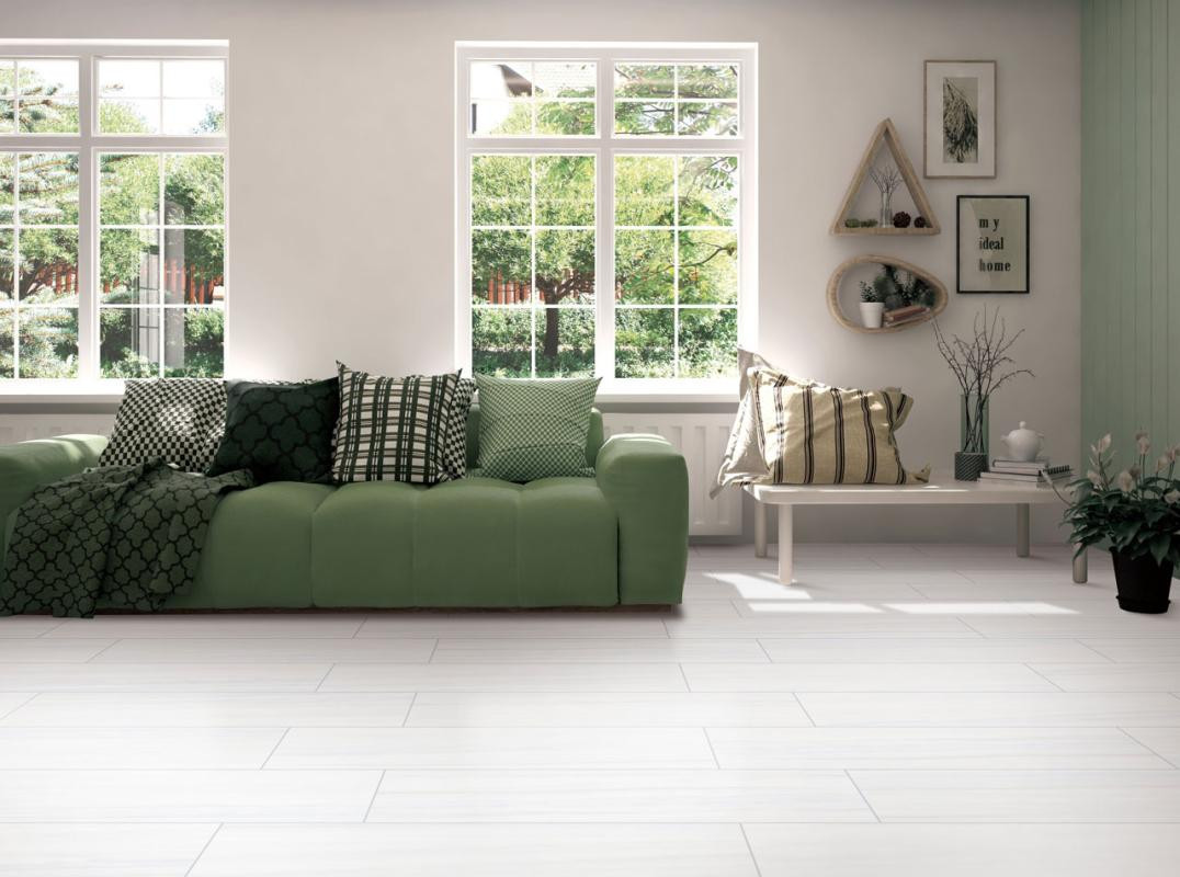 千羽鶴 (ホワイト） Urbanslat White Wood Look Wall Tile - MSI Surfaces