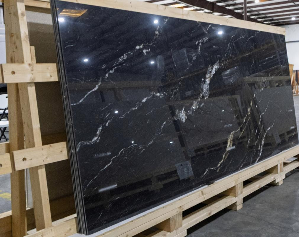 Perpetual Belvedere Dark Polished Gauged Porcelain Panel 6mm 48