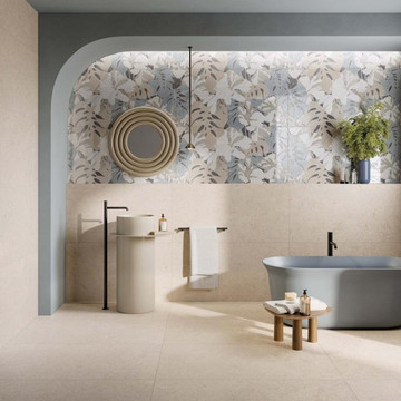 Wallpaper Looks in Tile for Your Home