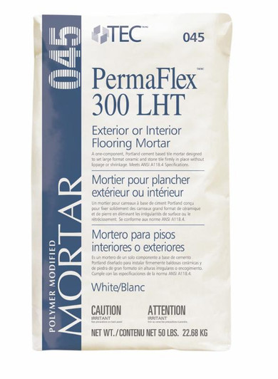 TEC 045 PermaFlex 300 LHT White 50lb - EACH
