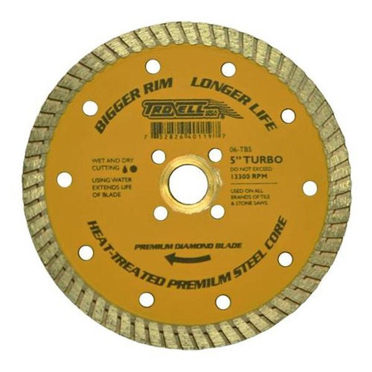 5" Angle Grinder Turbo Diamond Blade - EACH