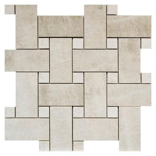 Tivoli Medici Perla Basketweave Matte Mosaic - EACH Tivoli Medici Perla Basketweave Matte Mosaic - EACH