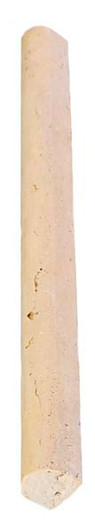 Noce Travertine Pencil Tumbled 3/4x12 - EACH