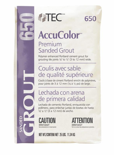 TEC AccuColor 928 Praline 25lb Sanded Grout - EACH