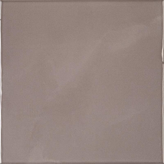 Gouache Fumee Grey Glossy 6x6 Ceramic Tile - CASE