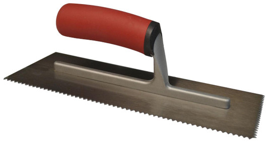 DTA Pro 3/16 inch x 5/32 inch V Notch Trowel - EACH