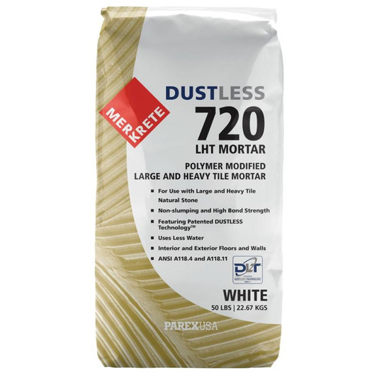 Merkrete 720 Marble Pro White 50lb - EACH