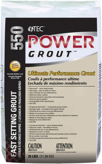 TEC 550 Power Grout 25lb-Steel Gray 937 - EACH