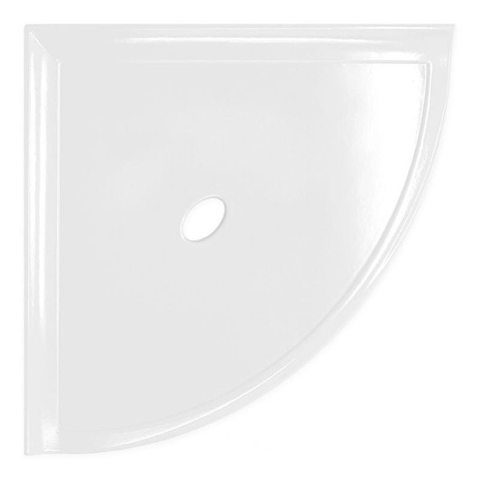 CS88FB Flatback Large Ceramic Corner Shower Shelf 8 x 8 Nominal