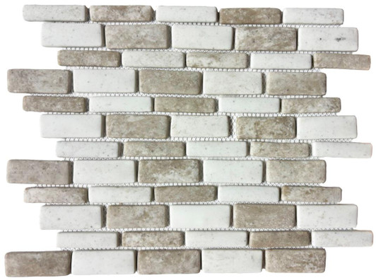 Chiaro Mix Linear Glass Mosaic 12x12 - EACH