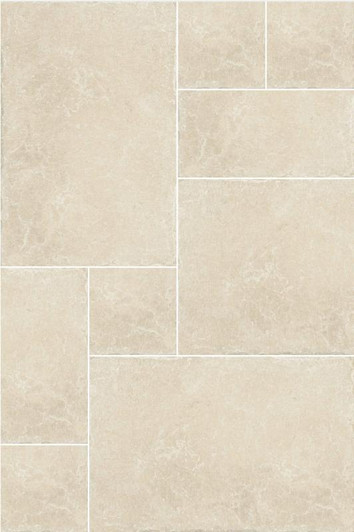Provence White Modular Pattern Porcelain Tile - CASE