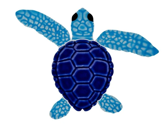 Turtle Loggerhead C Blue Mini 4" - EACH