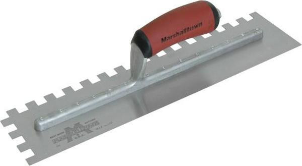 Ntch Trowel-1/2x1/2x1/2 SQ-DuraSoft - Marshalltown - EACH