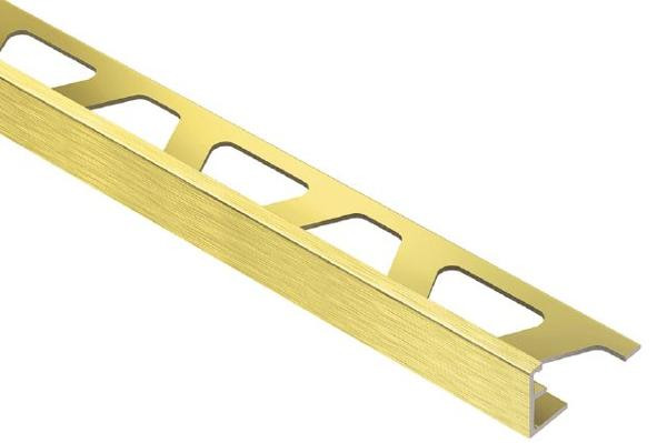 JOLLY Edge Trim 1/2" Alum Brushed Brass - EACH