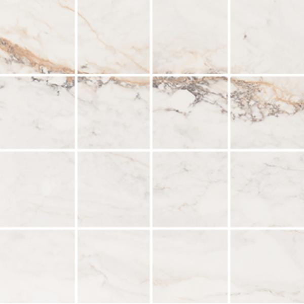 Pisa Gold 3x3 Matte Porcelain Mosaic 12x12 - EACH