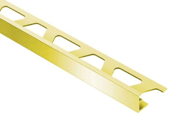 JOLLY Edge Trim 1/2" Alum Polished Brass - EACH