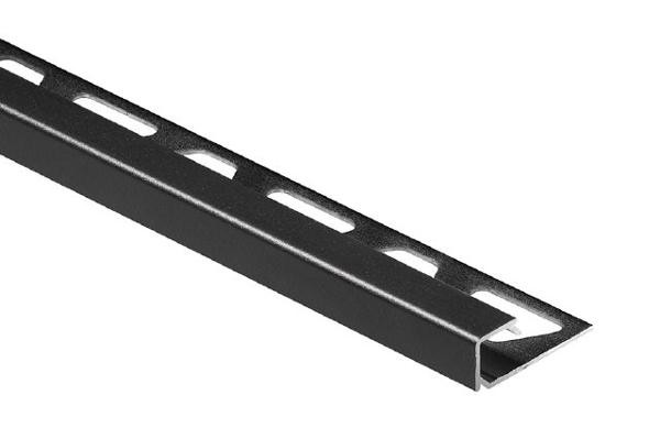 QUADEC Square Edge Trim 3/8" Alum Matte Black - EACH