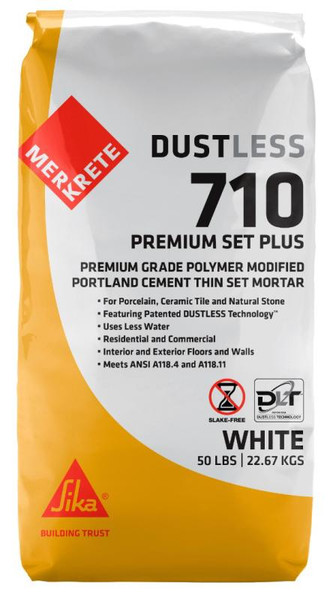 Merkrete 710 Premium Set Plus White 50lb BETTER - EACH