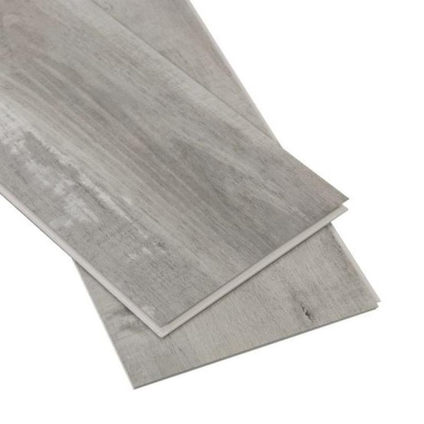 Gray Ash Mist SPC 4.2mm/12mil with Pad 7x48 - CASE - Tile Outlets