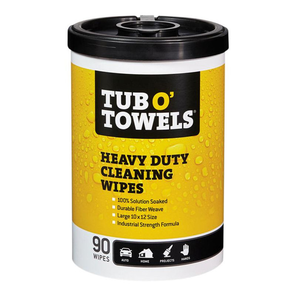 Tub O'Towels 90ct Heavy Duty Cleaning Wipes - EACH
