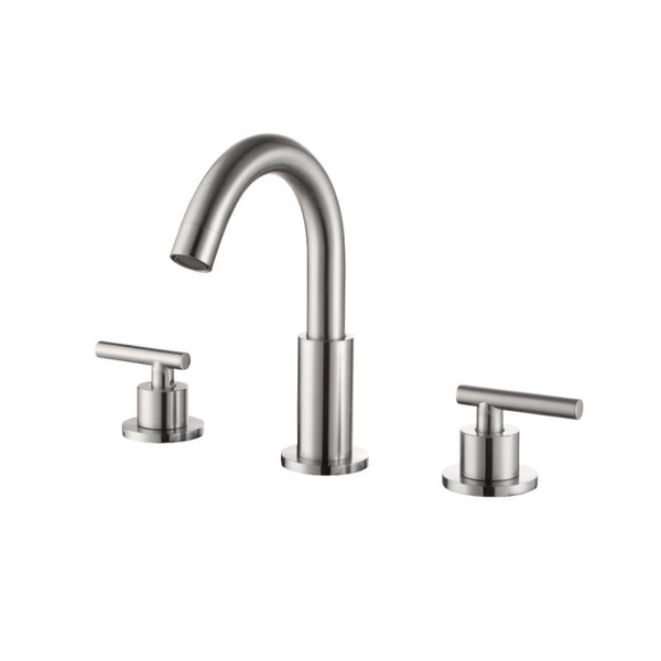 Bathroom Faucet 02813WBN Wide 2-Handle, Brushed Nickel - EACH