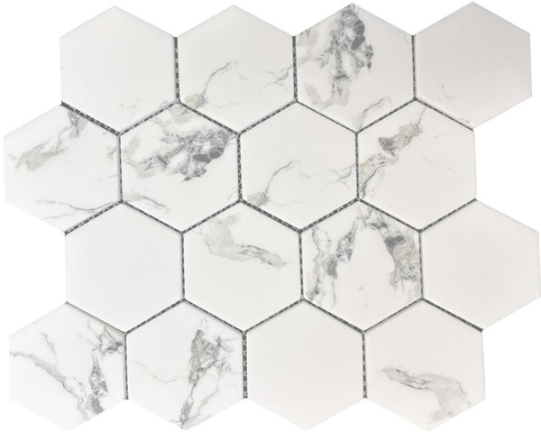 Statuary 3" Hex Glass Mosaic 11.7x10.2 - EACH