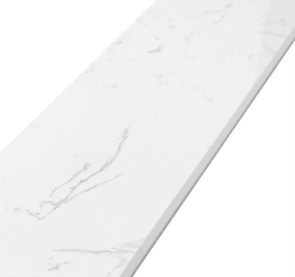 Engineered Carrara Sill Polished Double Bevel 6x72 - EACH