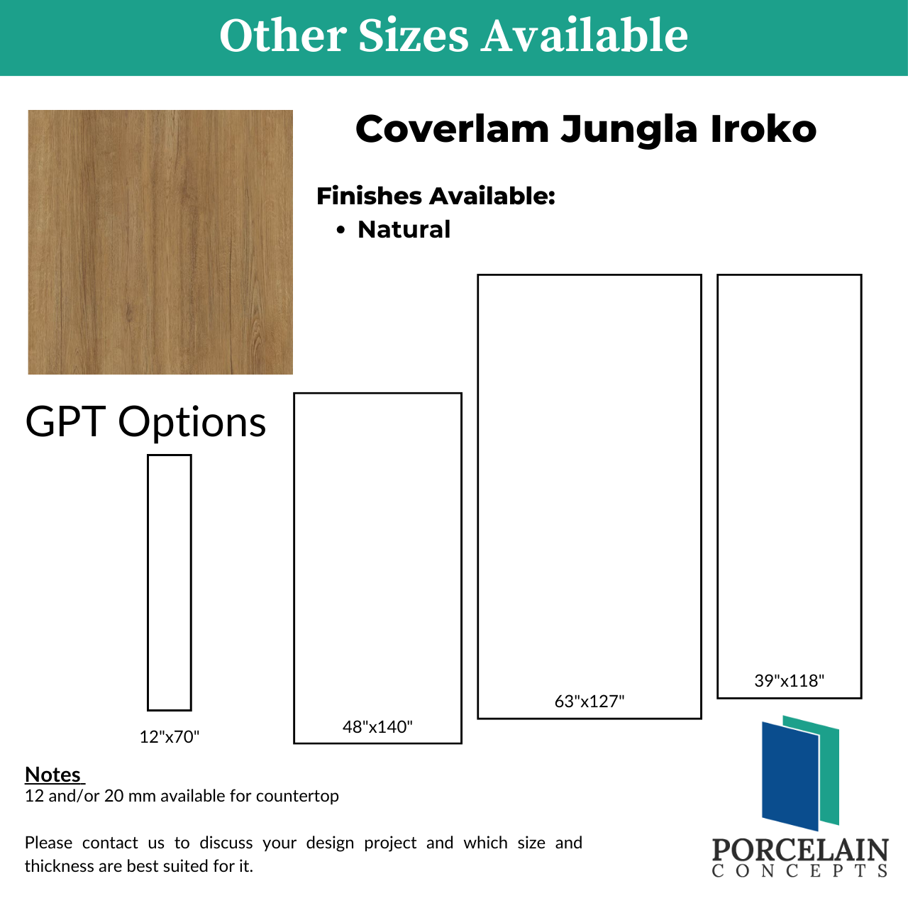 Coverlam Jungla Iroko