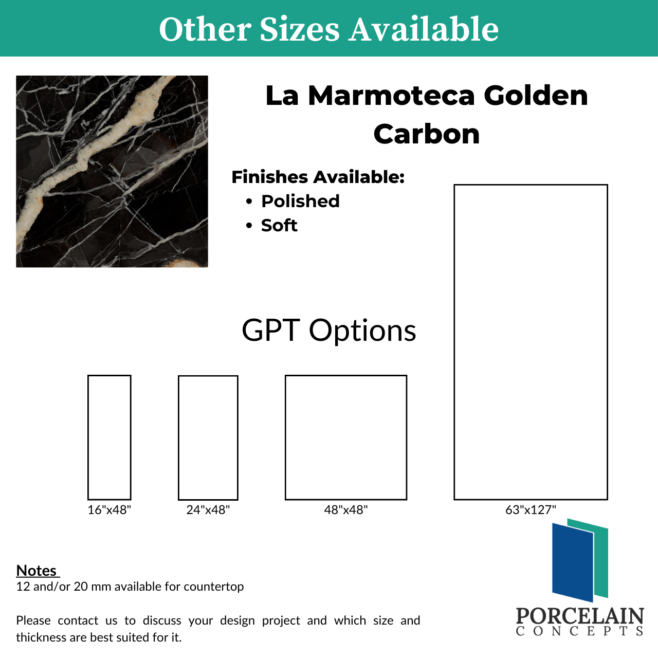 La Marmoteca Golden Carbon Polished La Marmoteca Golden Carbon Polished