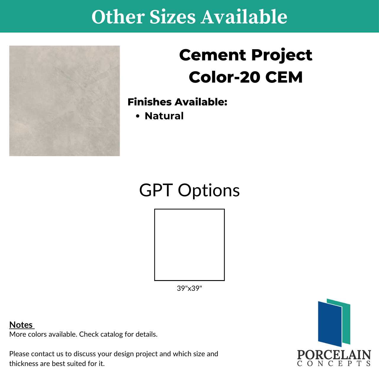 Cement Project Color20 Cem