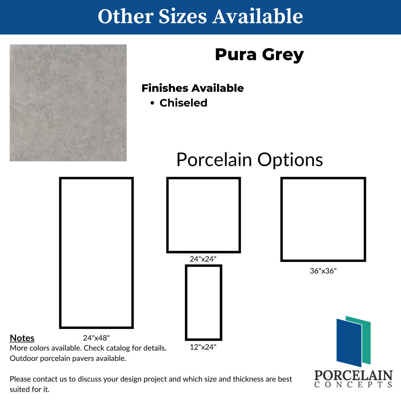 Pura Grey Chiseled Pura Grey Chiseled