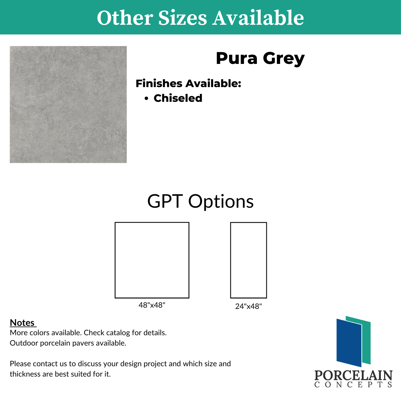 Pura Grey Chiseled Pura Grey Chiseled