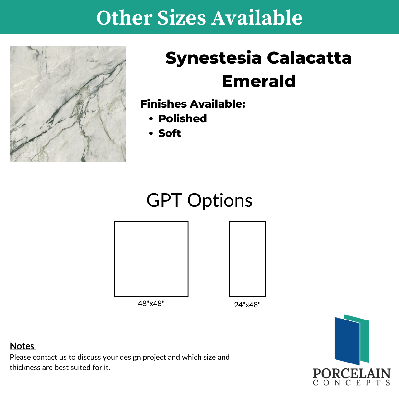 Synestesia Calacatta Emerald Polished