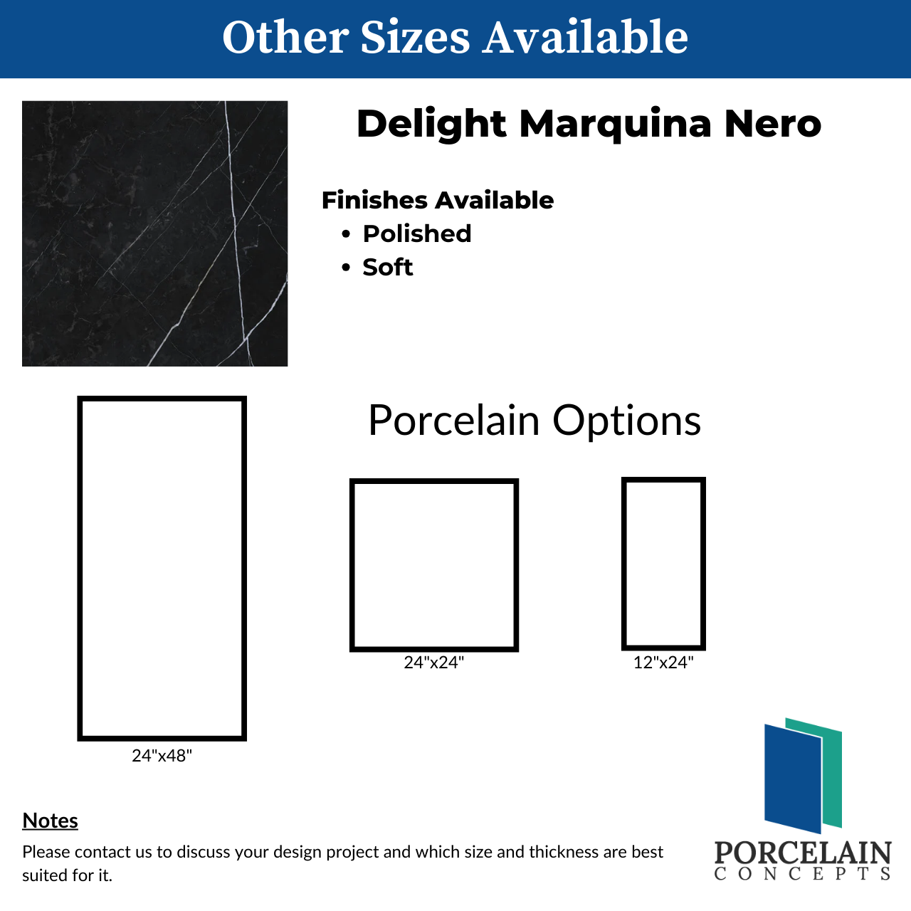 Delight Marquina Nero Polished