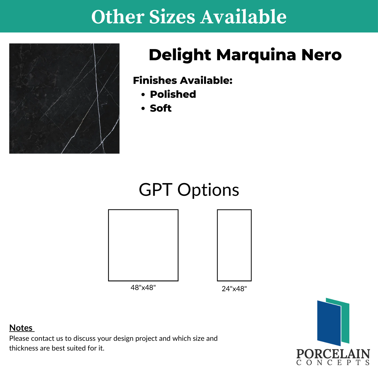 Delight Marquina Nero Polished