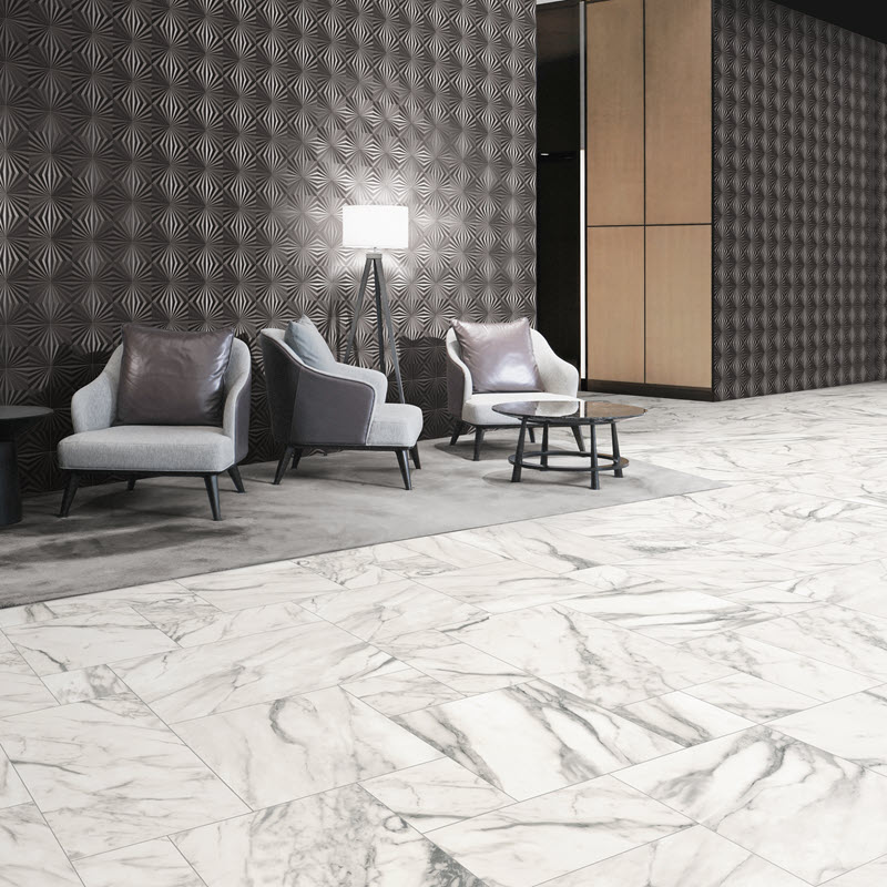 Add that marble look to floor patterns.